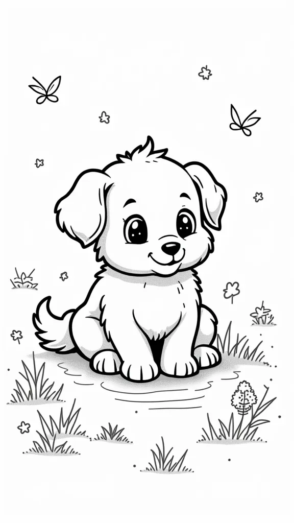 coloriages de bébé mignon